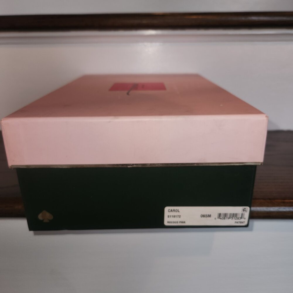 Kate Spade Pink Thong Sandals Slides Pink Patent Leather NEW Size 6.5 - Picture 4 of 4